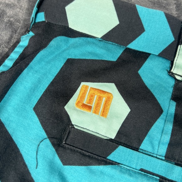 LoudMouth Golf‎ Short Men's Sz 38 Geometric Bermuda Short - Picture 13 of 14